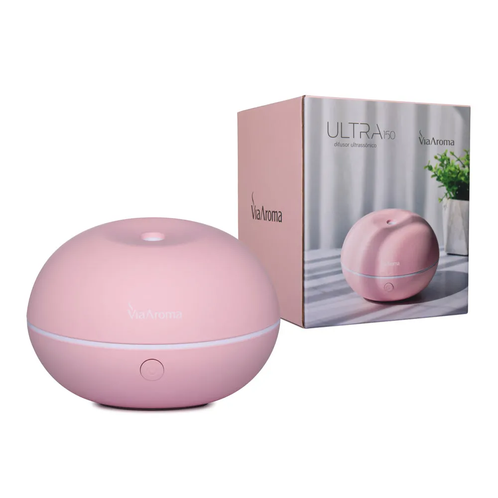 Difusor Ultrassônico (Rosa) - Via Aroma - 150ml