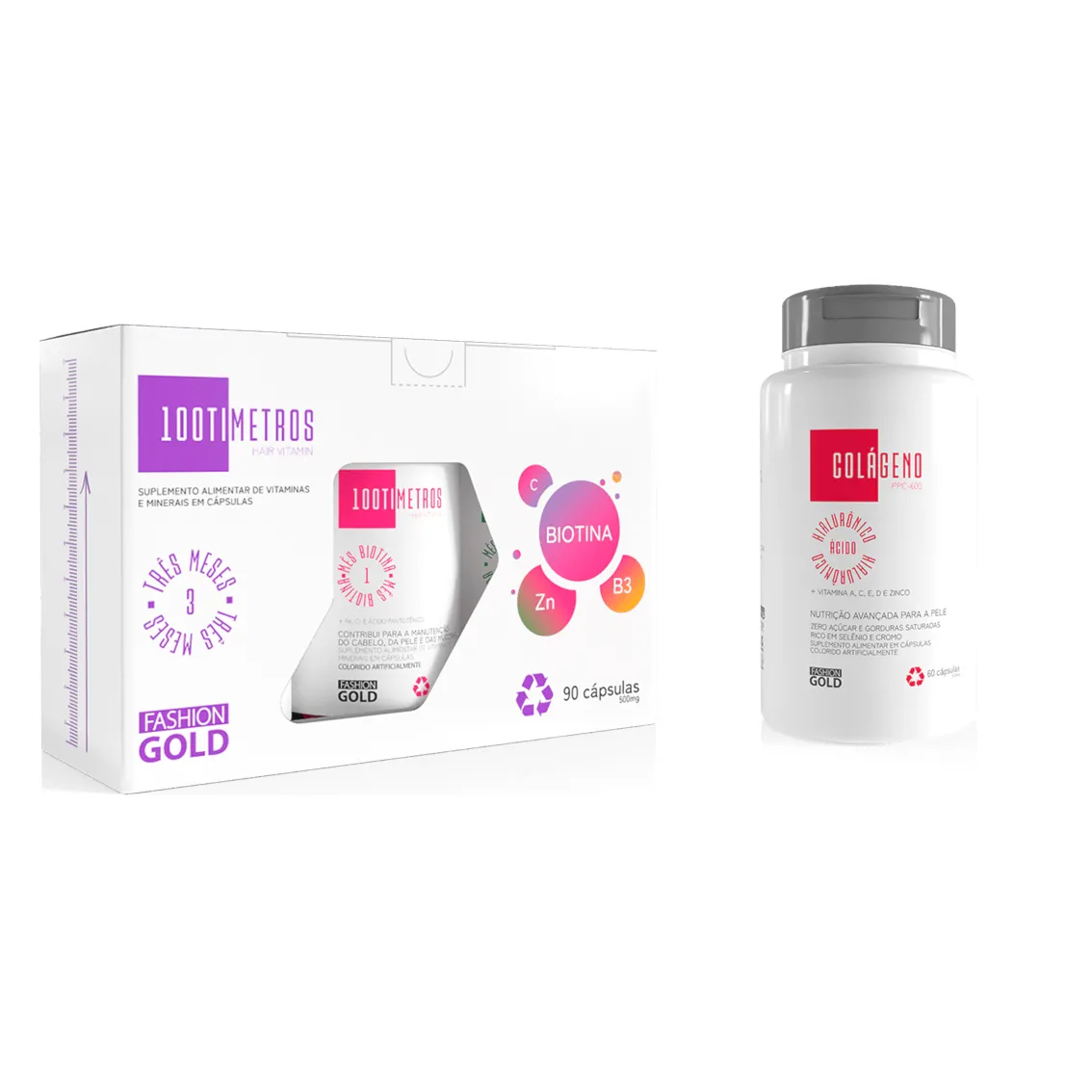 Kit 100Timetros 90 Capsulas + PPC-600 Colágeno 60 capsulas