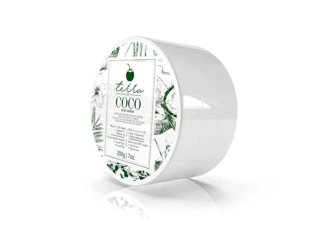 Máscara Polpa de Coco Verde 200g - Terra Coco
