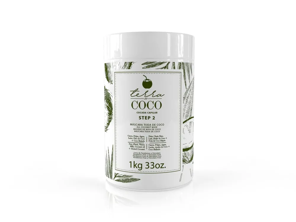 Máscara Toda de Coco 1kg - Terra Coco