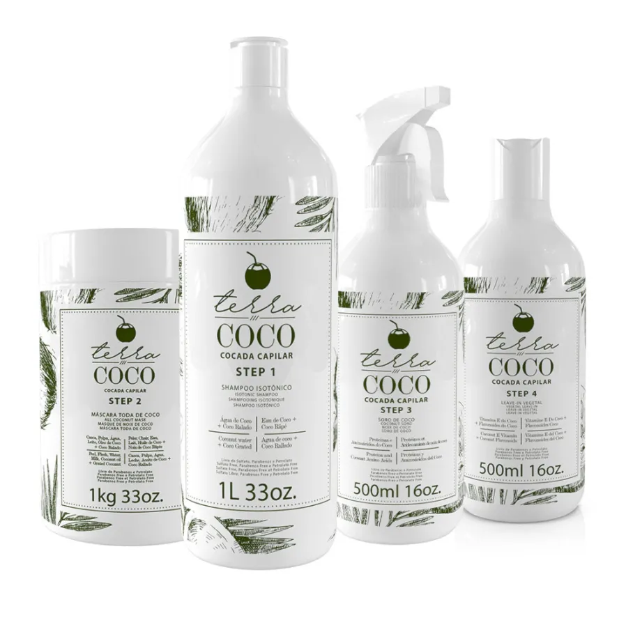 Kit Tratamento Cocada Capilar 1kg - Terra Coco