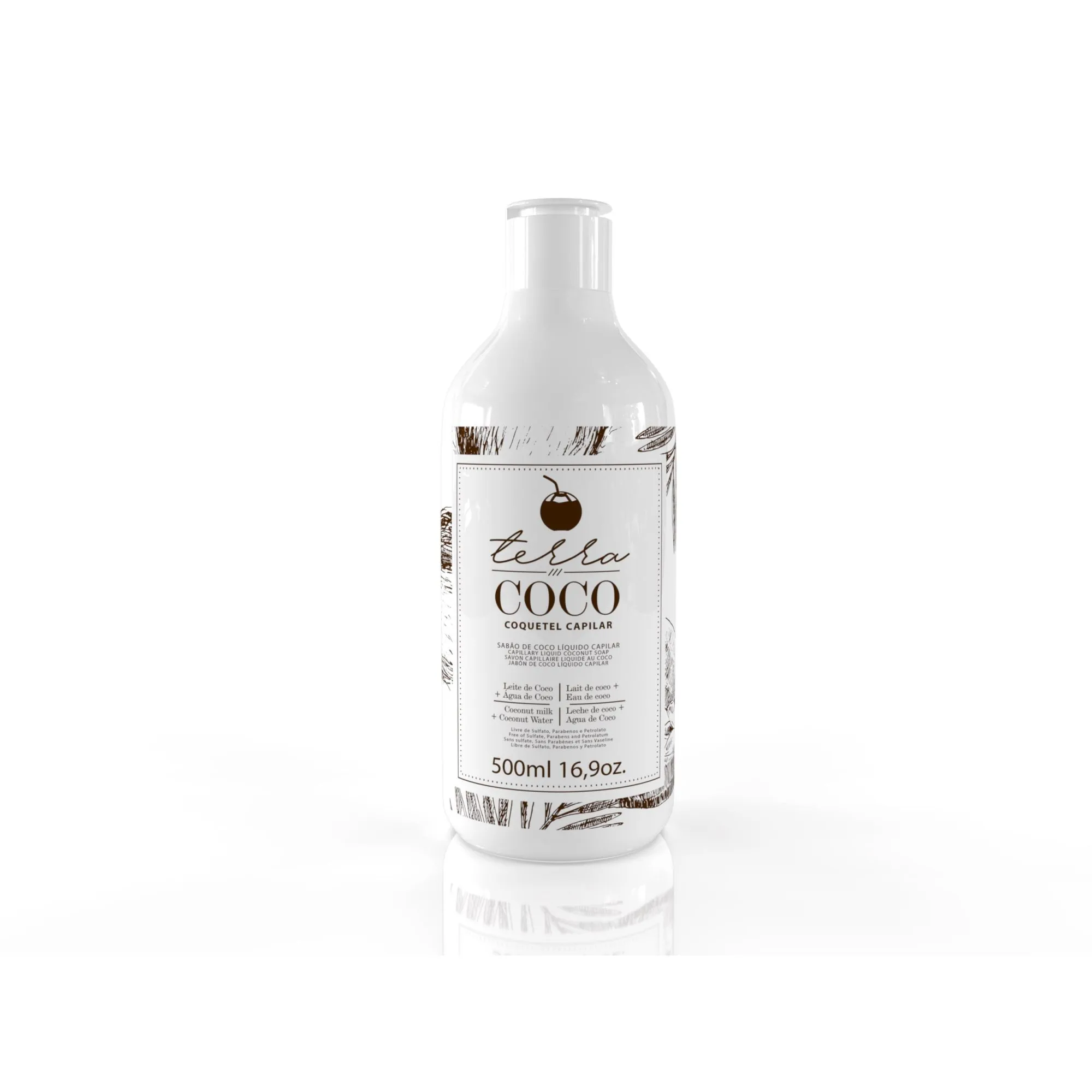 Sabão De Coco Liquido Capilar 500ml - Terra Coco