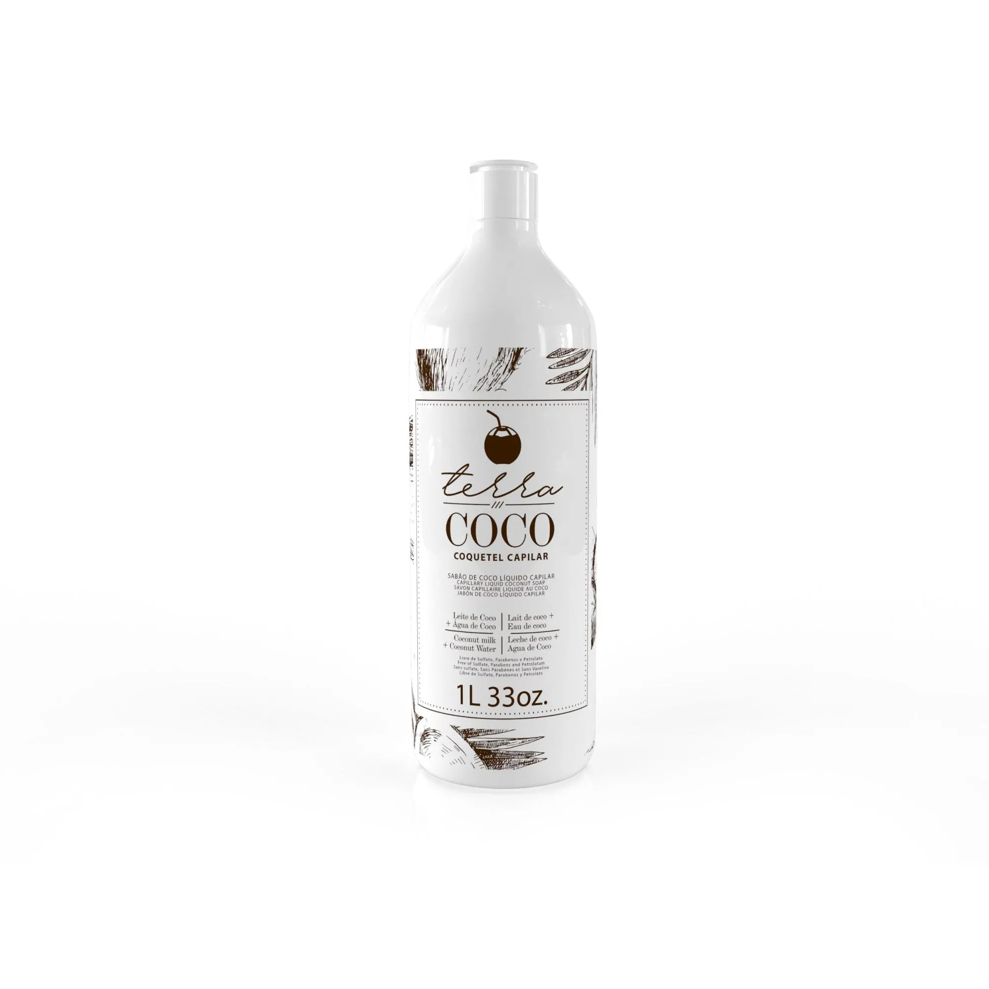 Sabão de Coco Líquido Capilar 1L - Terra Coco