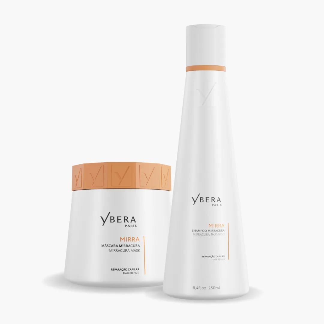 Shampoo Mirracura + Máscara Mirracura 250ml/200g - Ybera Paris
