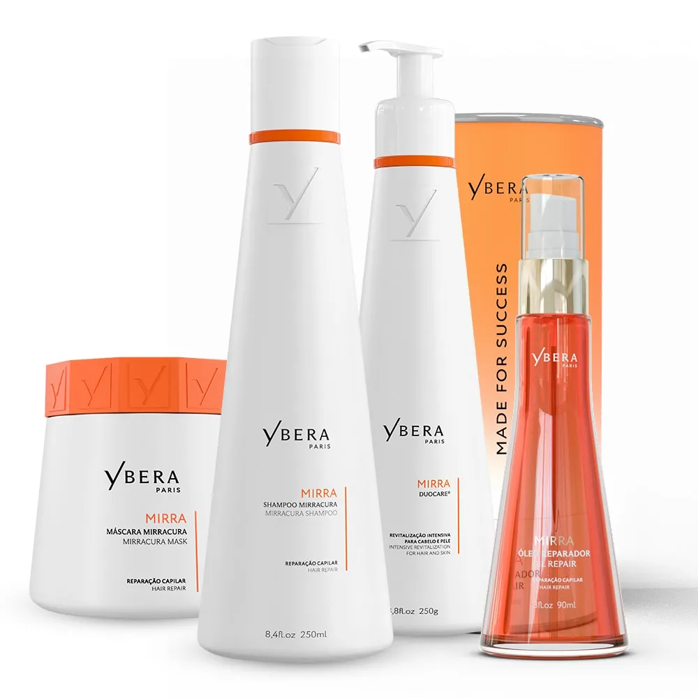 Kit MirraCura com Óleo de Mirra 90ml - Ybera Paris