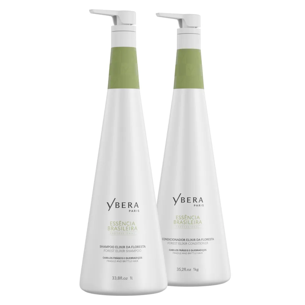 Shampoo + Condicionador Elixir da Floresta Essência Brasileira 1Kg - Ybera Paris