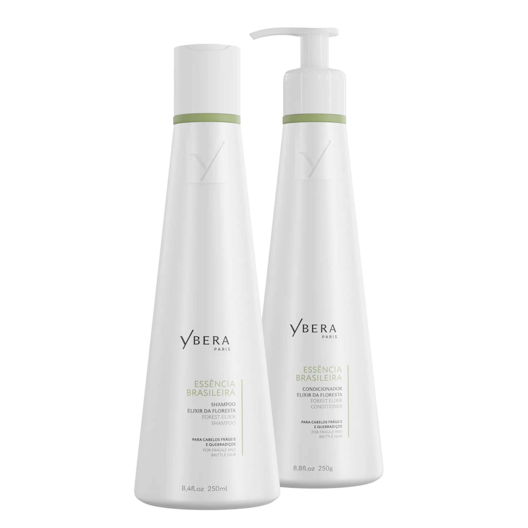 Shampoo + Condicionador Elixir da Floresta Essência Brasileira 250ml - Ybera Paris