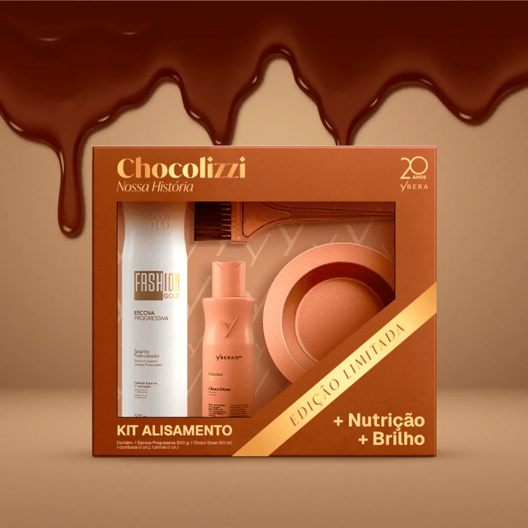 Kit Chocolizzi Nossa História - Edição Especial Ybera 20 anos