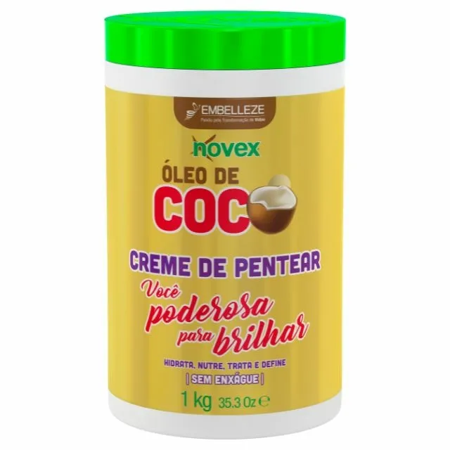 Creme Para Pentear Novex 1 Kg Óleo De Coco