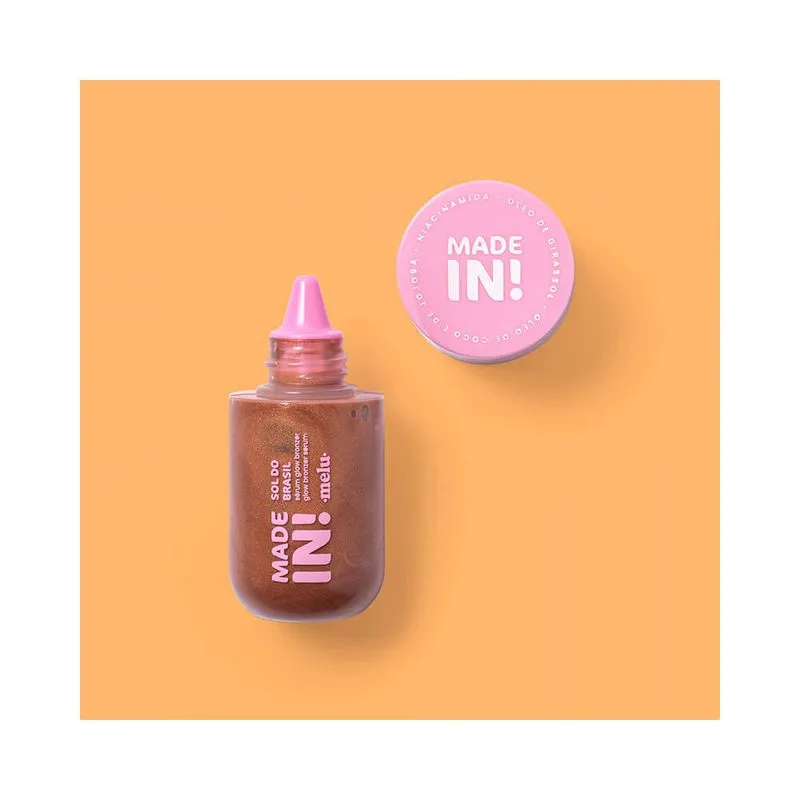 Sérum Glow Bronzer Pôr do Sol Sol Do Brasil Made In! Melu Ruby Rose