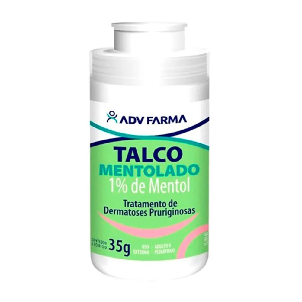 Talco Mentolado ADV Pote 35g
