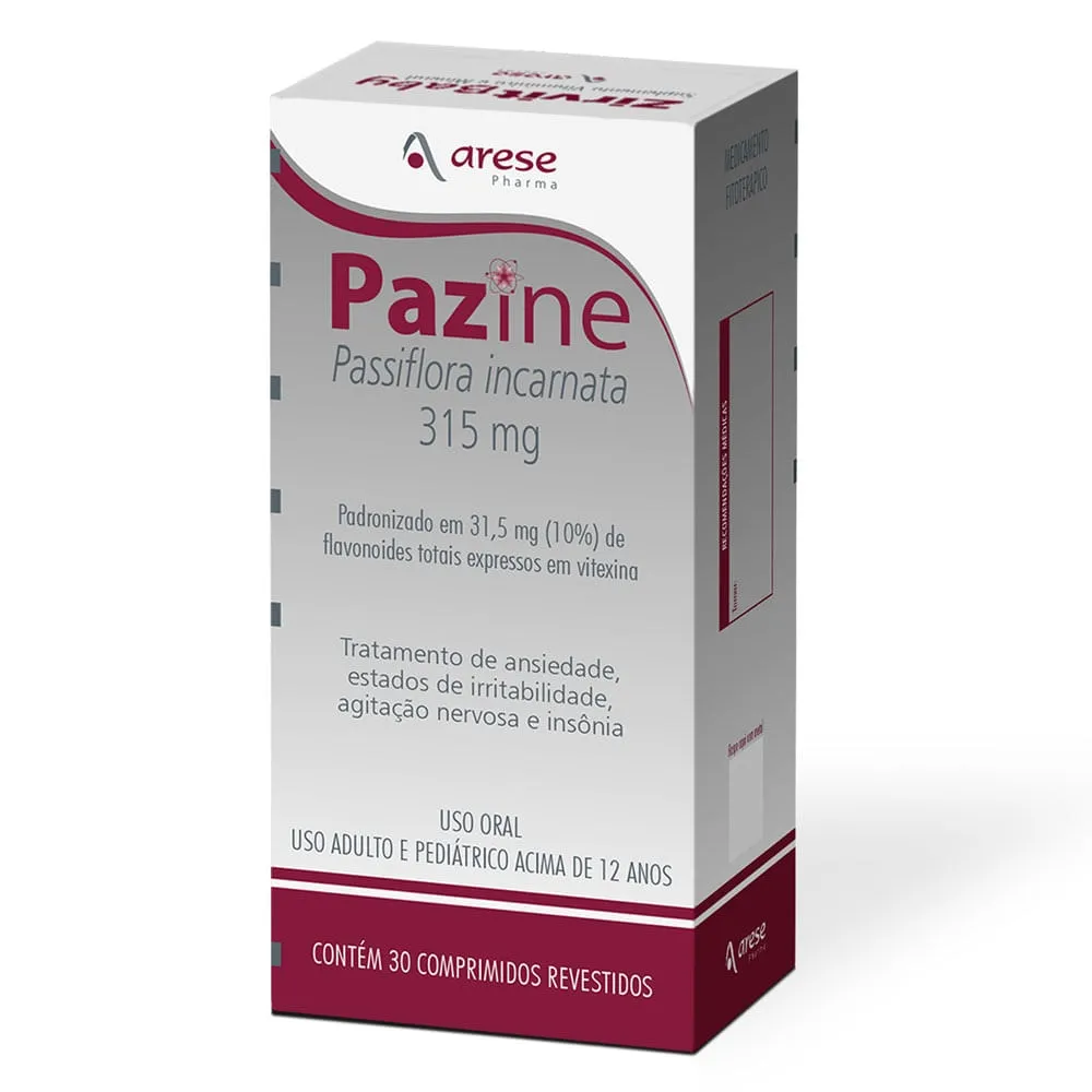 Pazine 315mg 30 Comprimidos