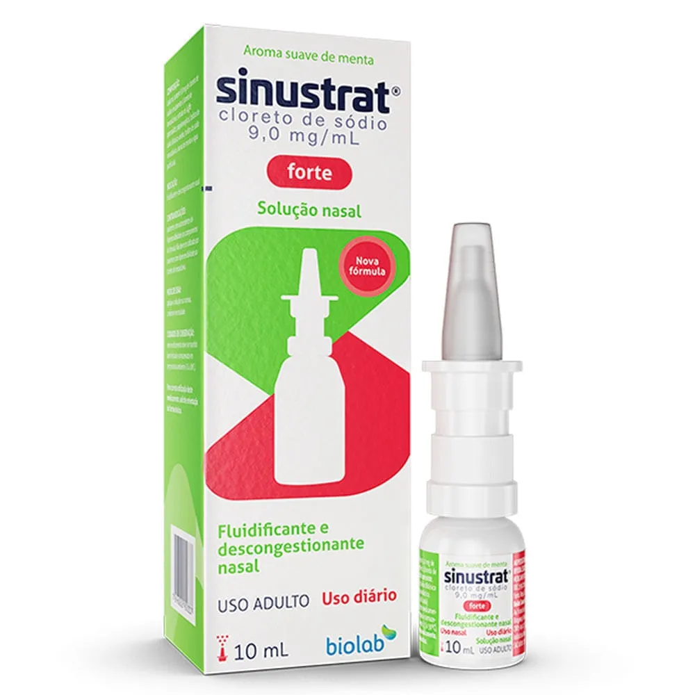 Sinustrat Forte Solução Nasal Adulto Gotas 9,0mg/ml 10ml