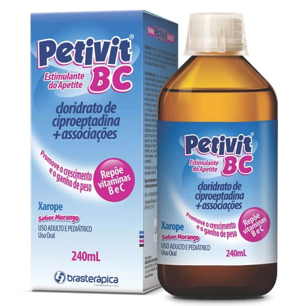 Petivit BC Xarope Sabor Morango 240ml