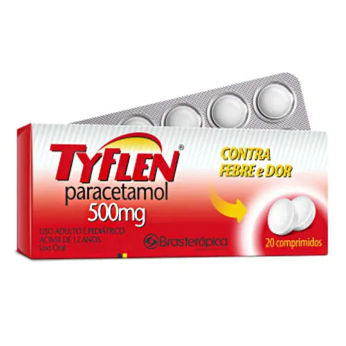 Tyflen 500mg 20 Comprimidos