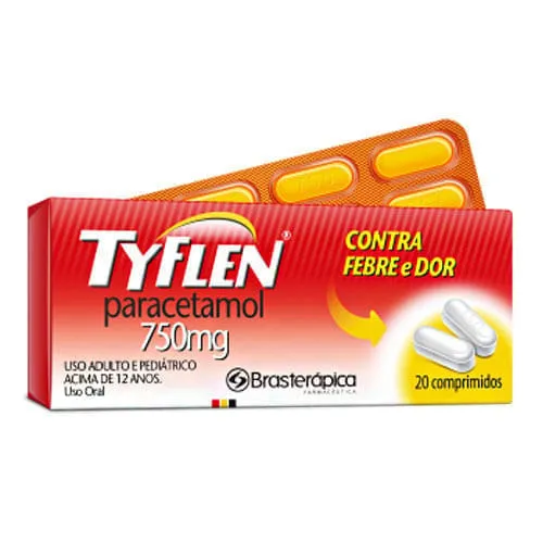 Tyflen 750mg c/ 20 Comprimidos