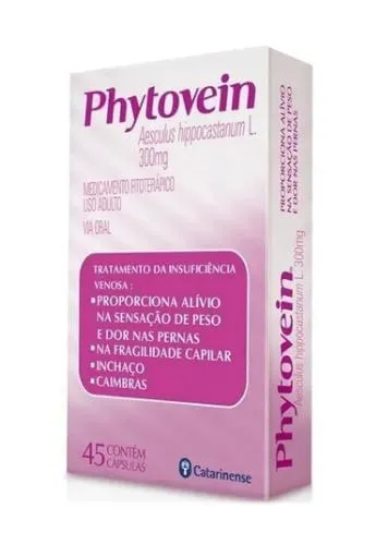 Phtovein 45 com 45 cápsulas