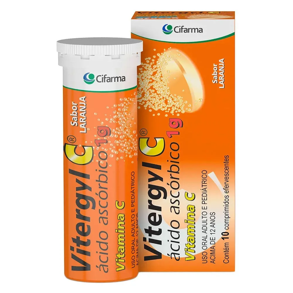 Vitergyl C Efervescente 1g 10 Comprimidos