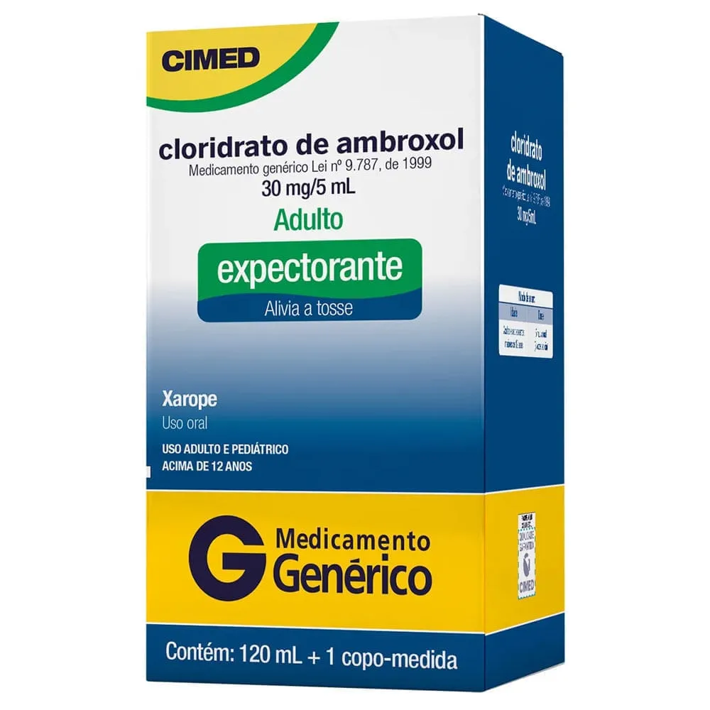 Ambroxol Xarope Adulto 6mg/ml 120ml Genérico Cimed