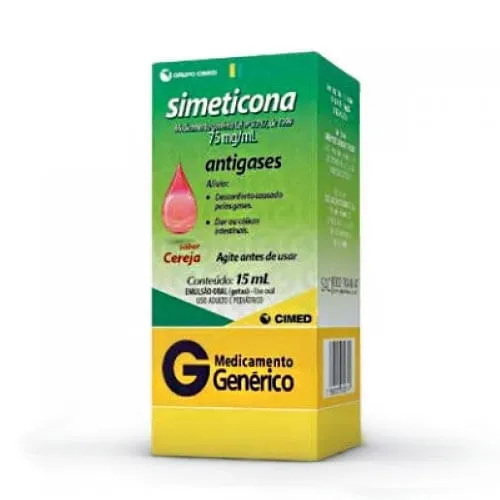 Simeticona Cereja 75mg/ml Gotas 15ml