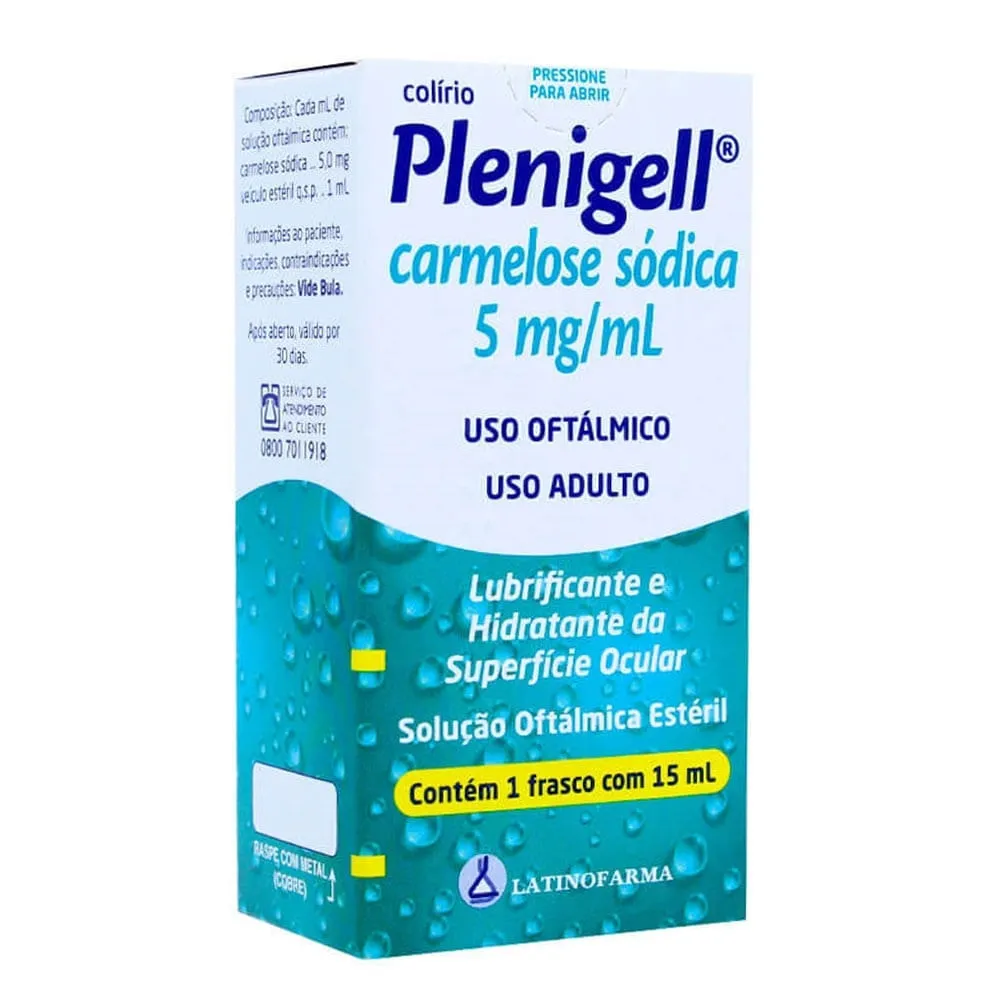 Plenigell Lubrificante Oftálmico 15ml