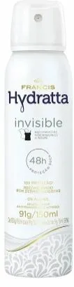 Desodorante Aerosol Hydratta 150ml Invisível/Branco
