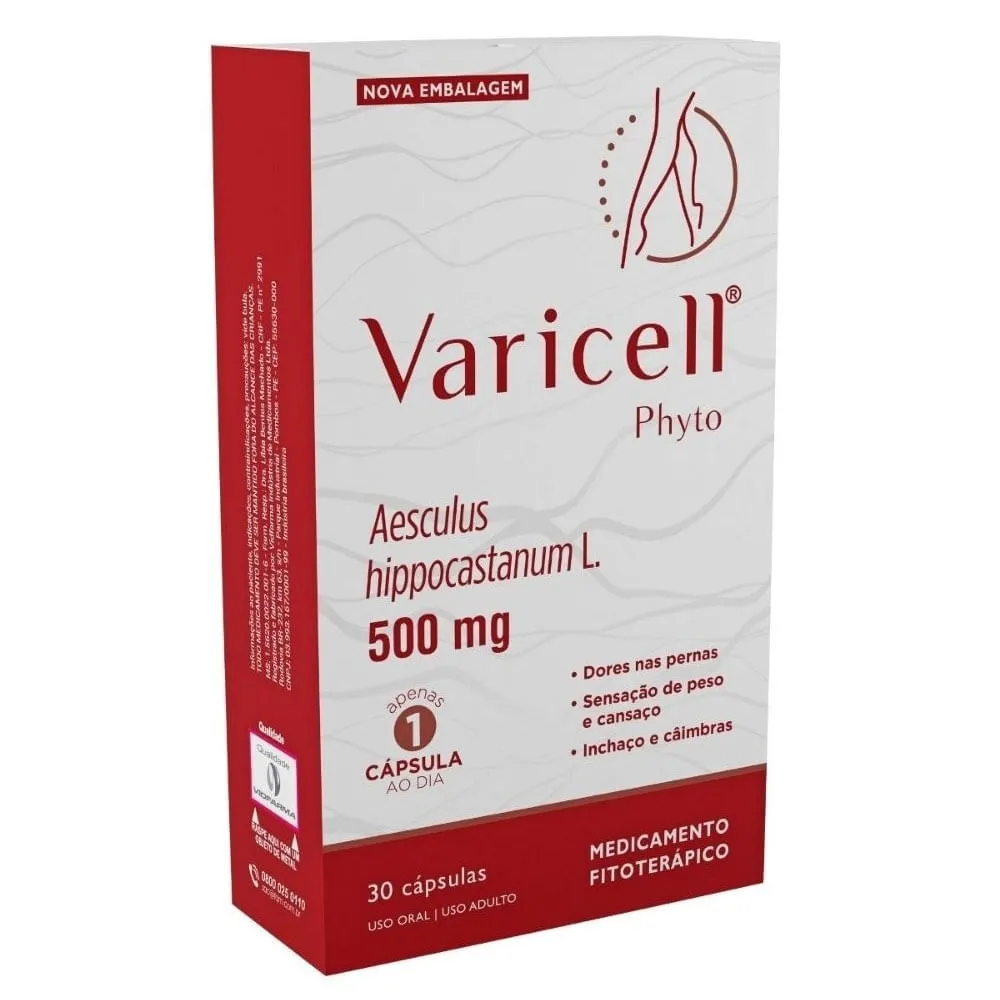 Varicell Phyto 500mg 30 Cápsulas