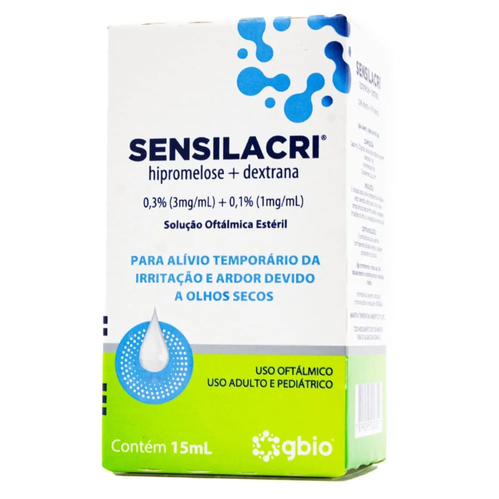 Sensilacri Geolab 1mg/3mg Solução Oral 15ml