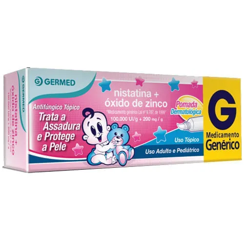 Nistatina+Óxido de Zinco Pomada 60g Genérico Germed