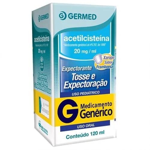 Acetilcisteina Xarope Inf 20mg/ml 120ml Genérico Germed