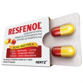 Resfenol 4 cápsulas