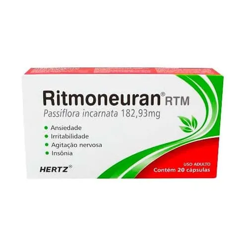 Ritmoneuran 182,93mg 20 Cápsulas