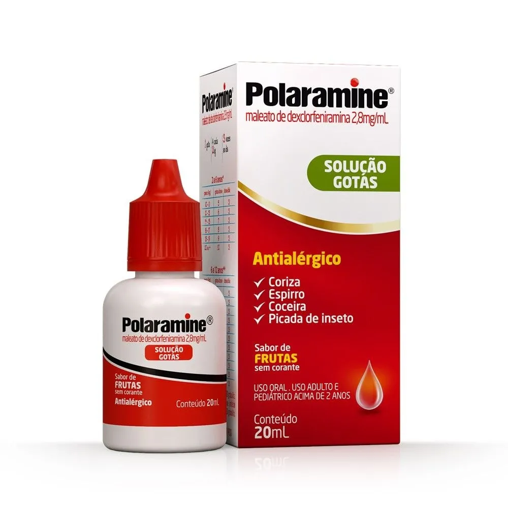 Polaramine Gotas Sabor Frutas 2,8mg/ml 20ml