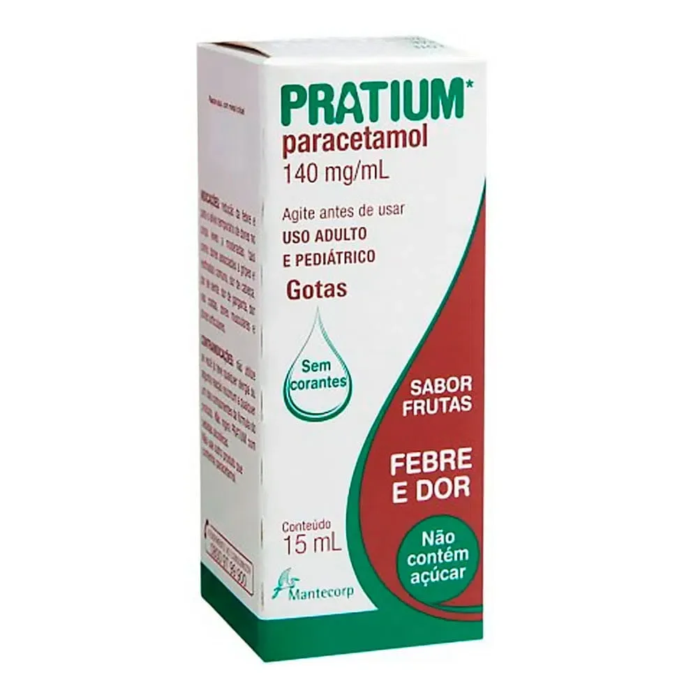 Pratium Gotas Sabor Frutas 140mg/ml 15ml