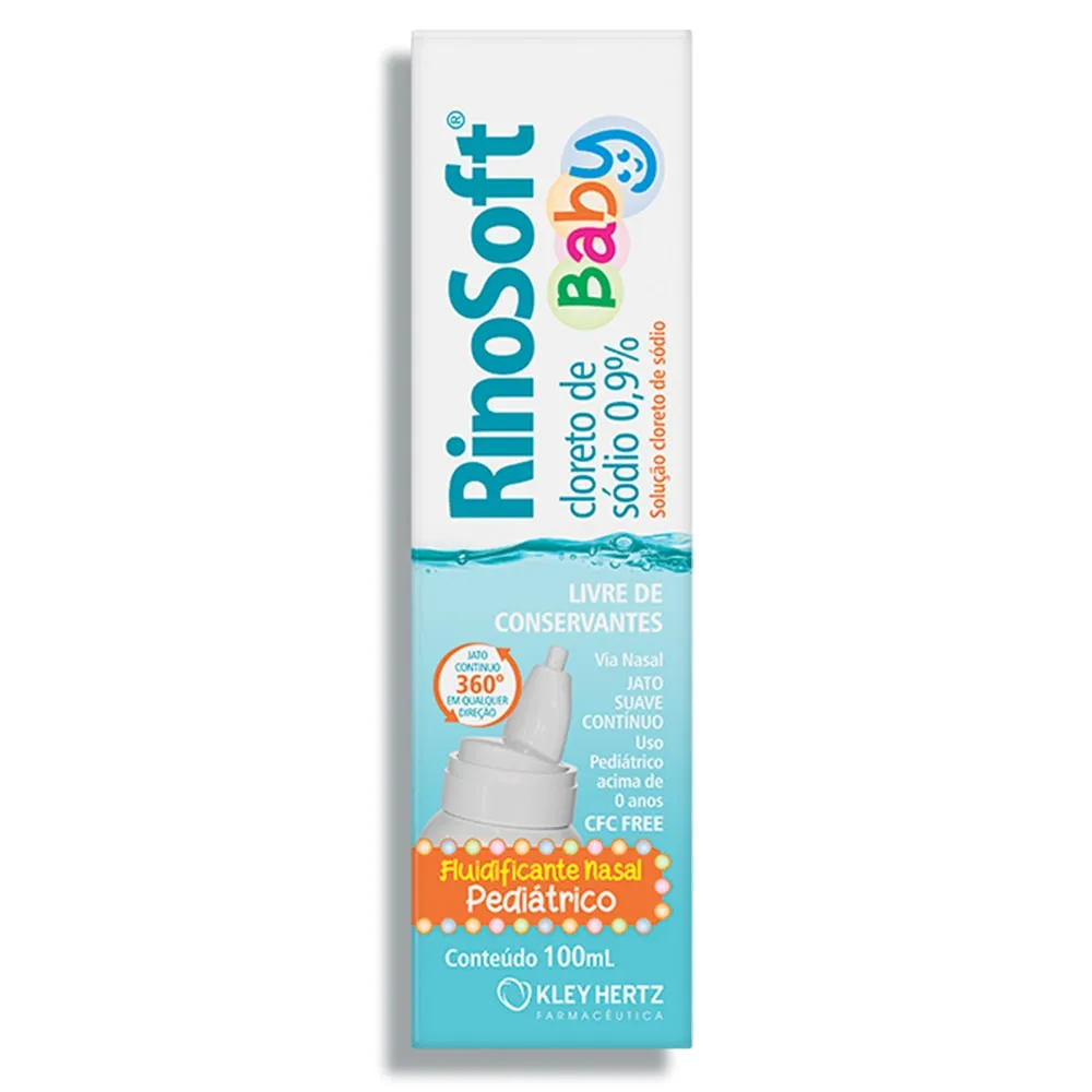 Rinosoft Baby 9mg/mL Solução Nasal - Frasco com 100mL