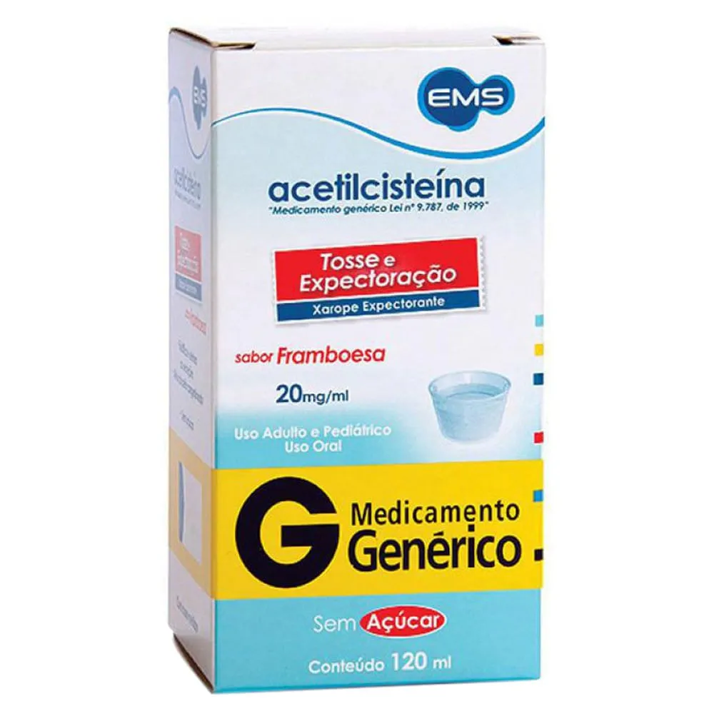Acetilcisteína Genérico Legrand 20mg Pediátrico 120ml