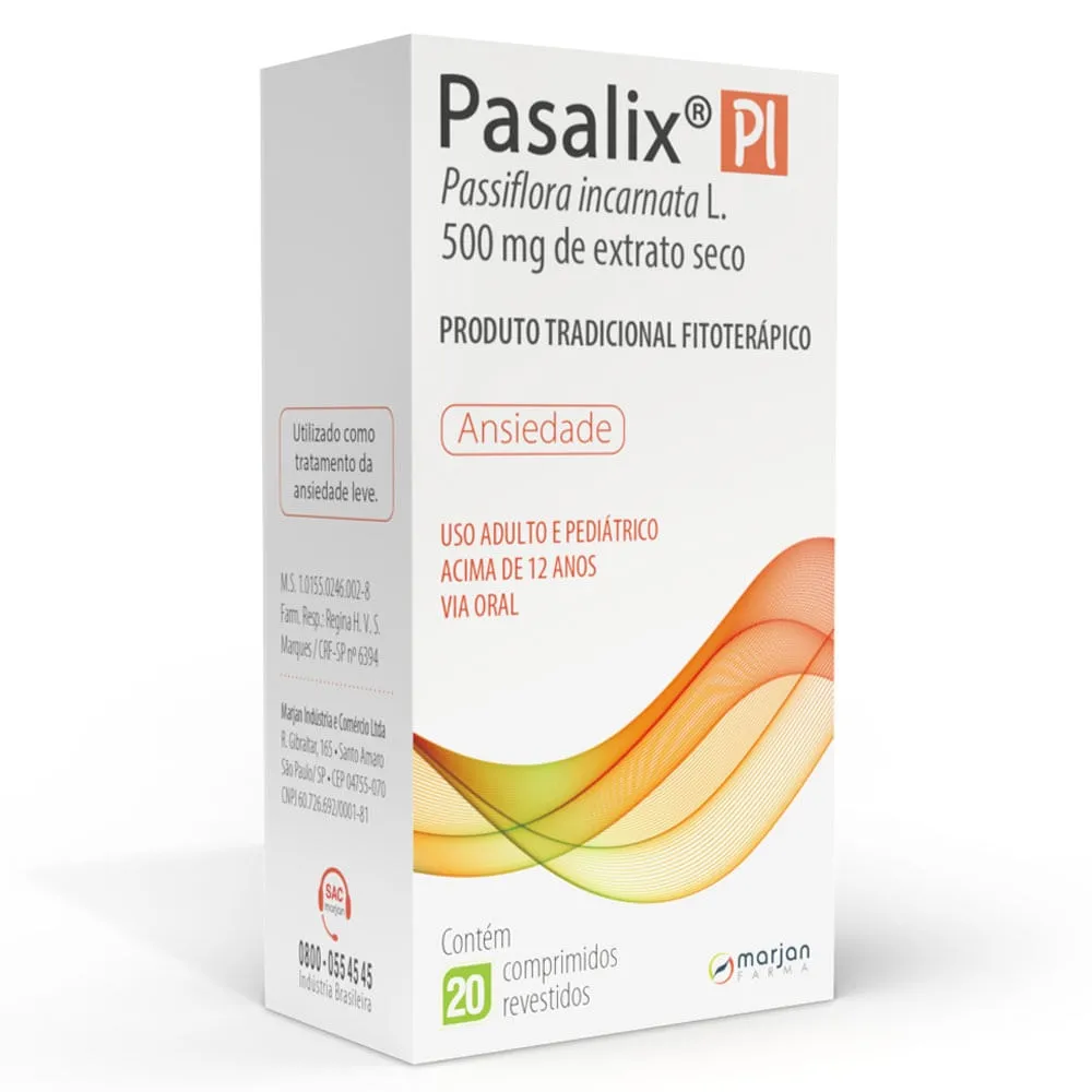 Pasalix PI 500mg 20 Comprimidos