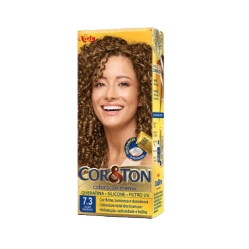 Tintura Cor & Ton 7.3 Louro Dourado