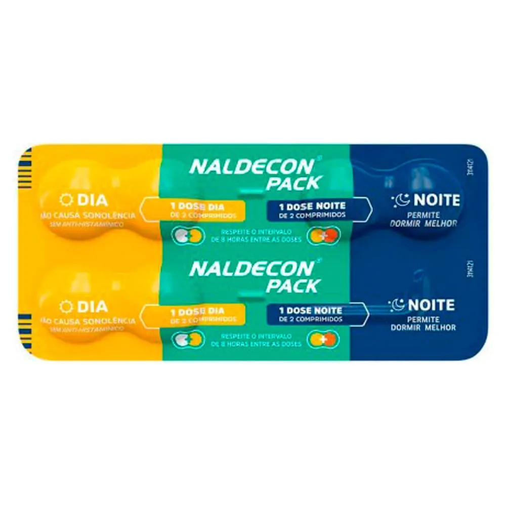 Naldecon Pack Dia e Noite Reckit | Com 6 Comprimidos