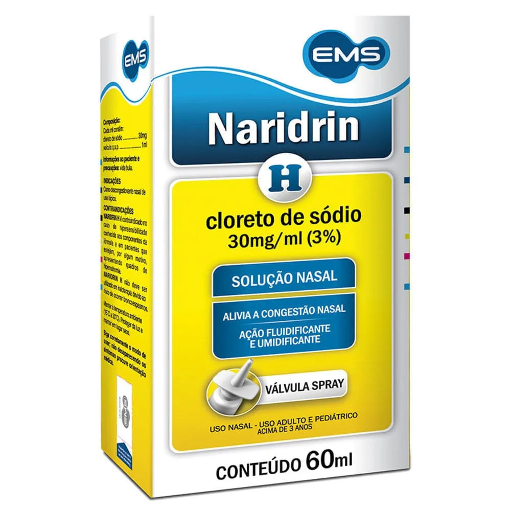 Naridrin H Spray Nasal 30mg/ml 60ml