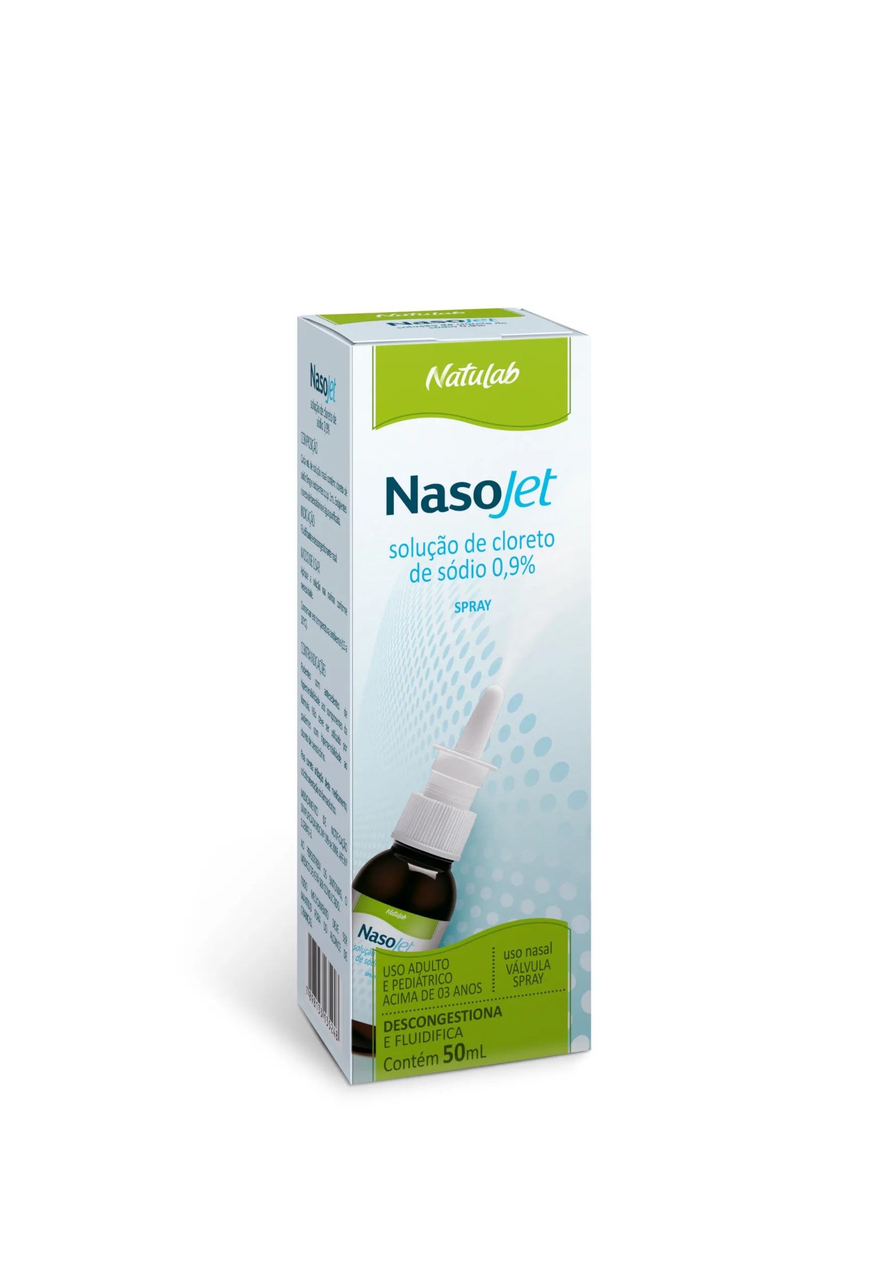 Nasojet Solução Nasal Spray 9mg/ml 50ml