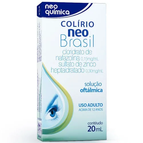Neo Brasil Solução Oftálmica Colírio 0,15mg/0,30mg/ml 20ml