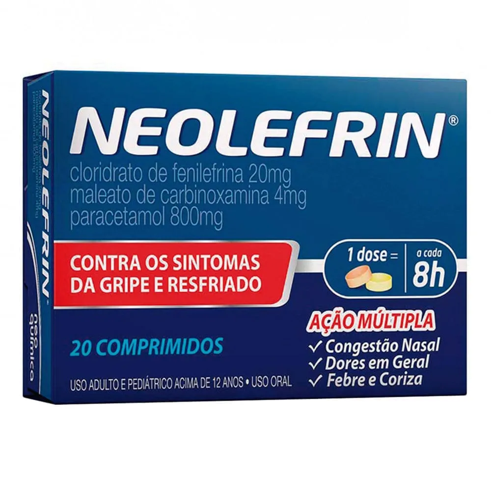 Neolefrin 20 Comprimidos