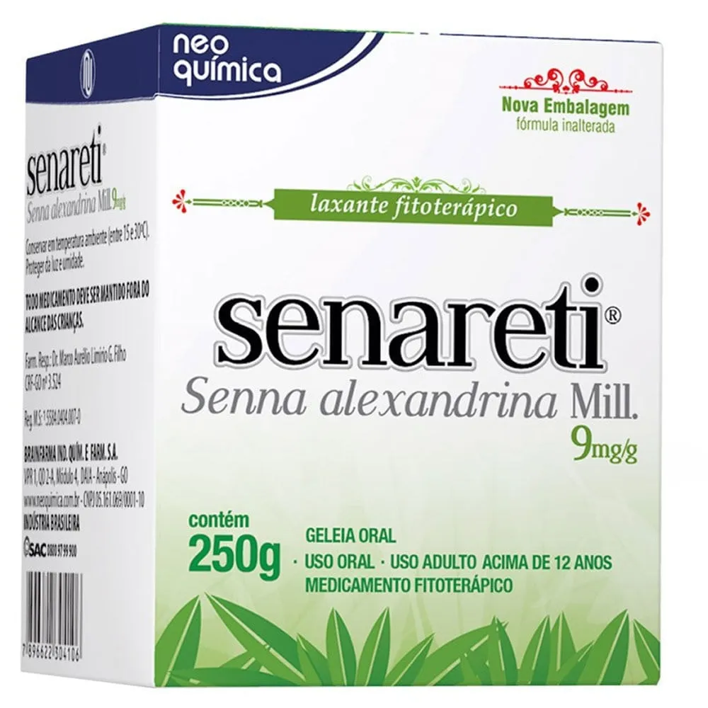 Senareti Pote Geléia 9mg/g 250g