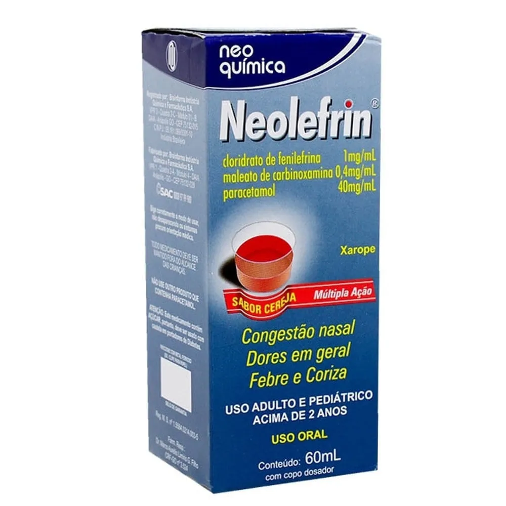 Neolefrin Xarope Sabor Cereja 60ml