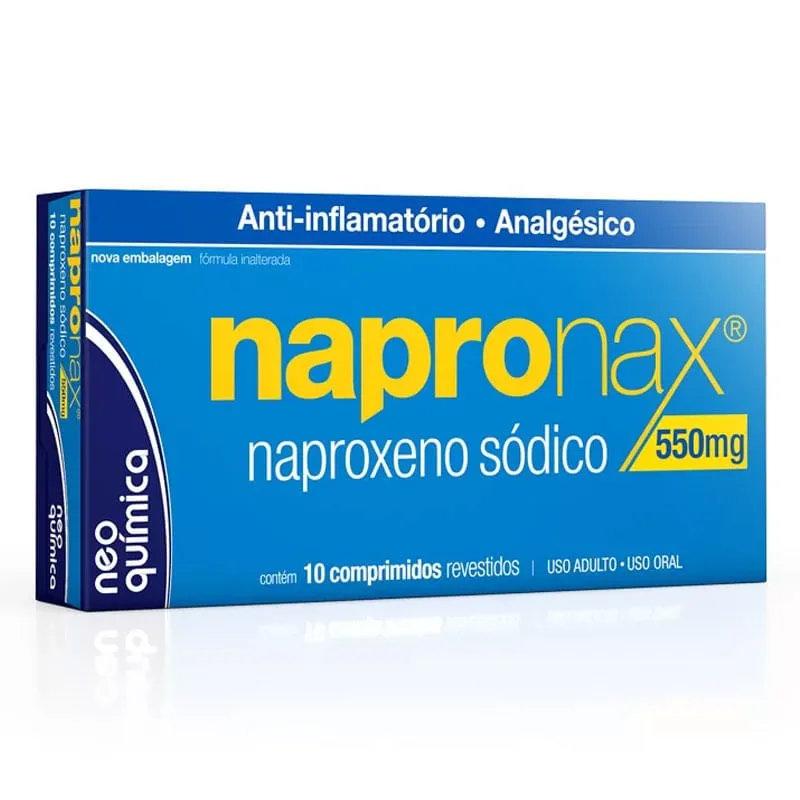 Napronax 550mg 10 Comprimidos
