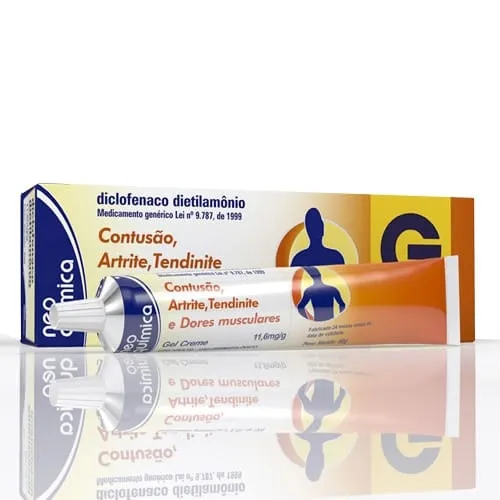 Diclofenaco Dietilamônio 11,6mg/g Gel Dermatológico 60g