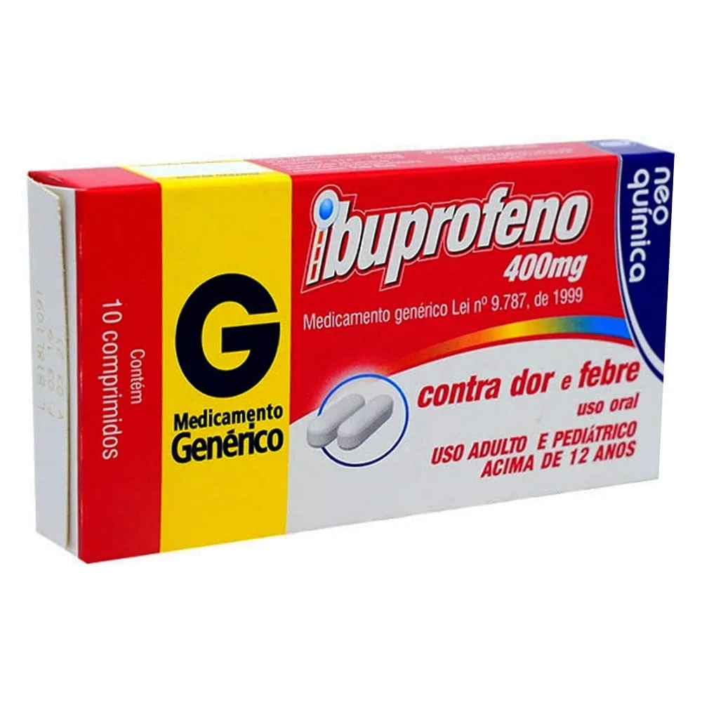 Ibuprofeno 400mg 10 Comprimidos