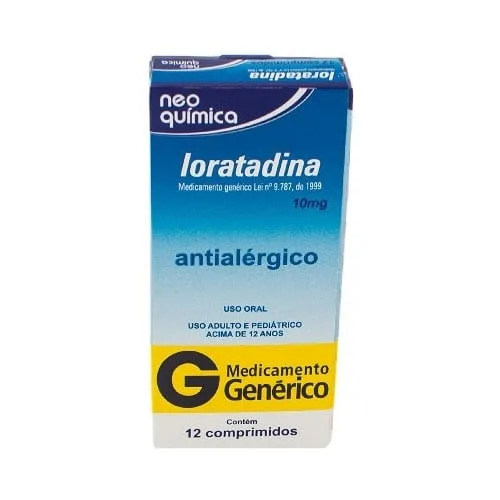 Loratadina 10mg 12 Comprimidos