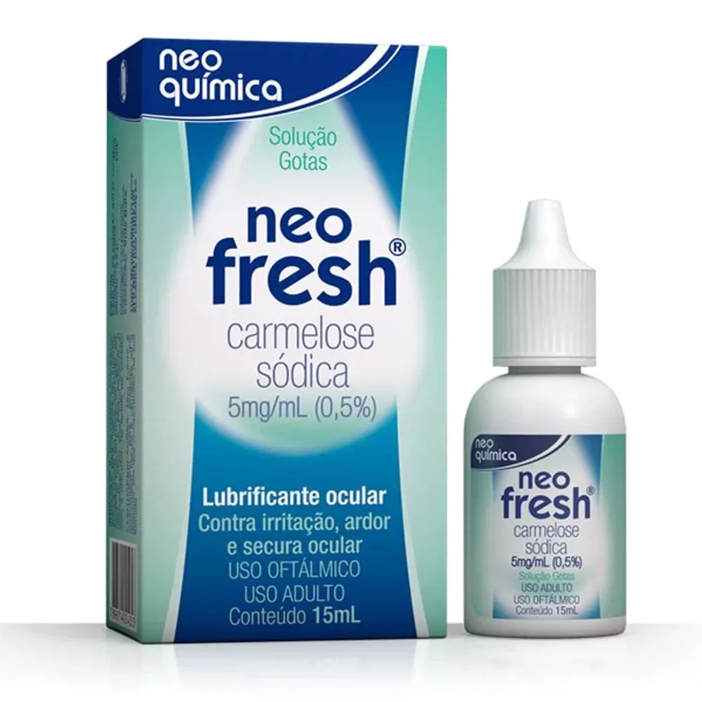 Neo Fresh Solução Oftálmica Colírio 5mg/ml 15ml